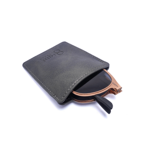 Put it in the leather pouch and you’re good to go. Put it in the leather pouch and you’re good to go.