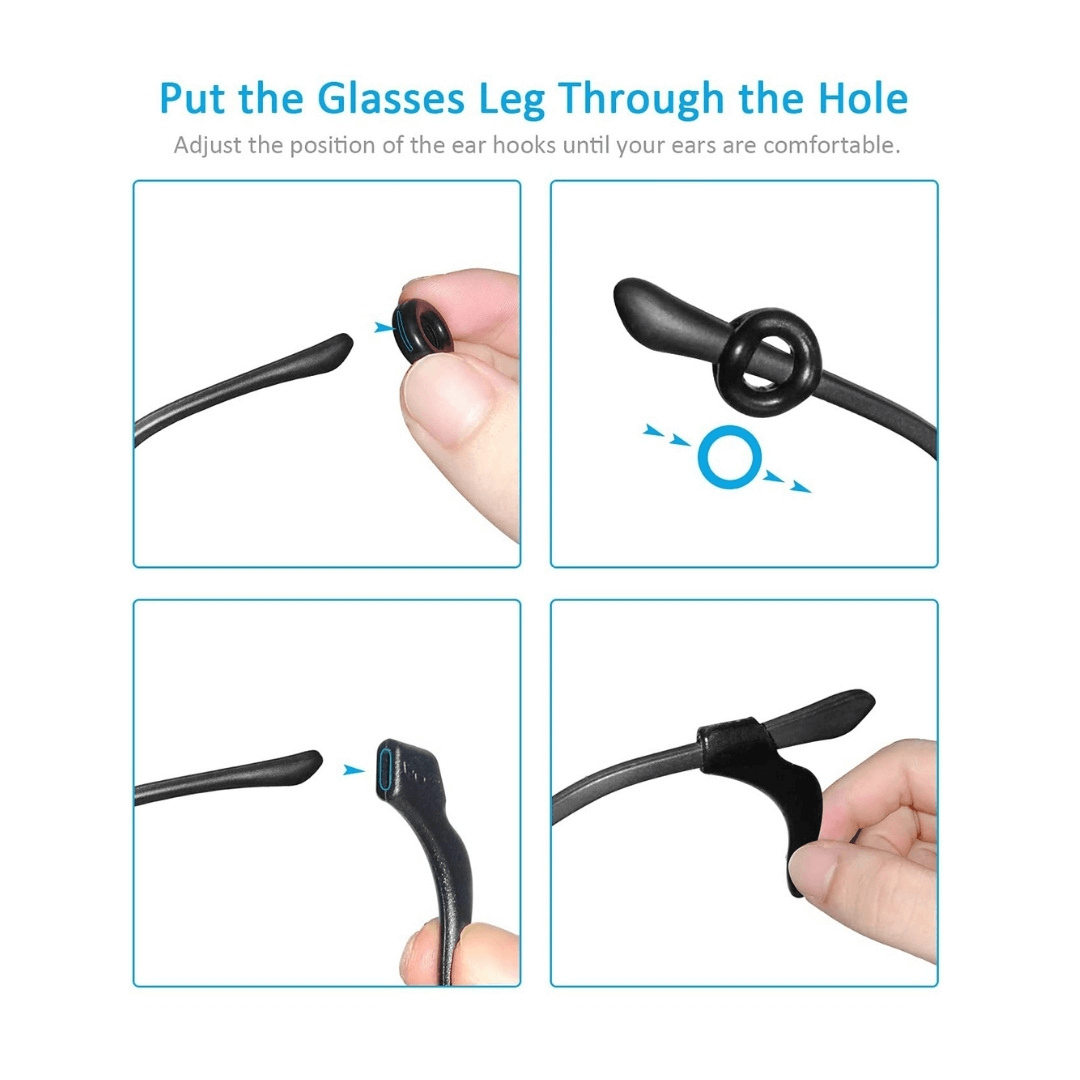 Eyeglass Anti-Slip Ear Grip Set