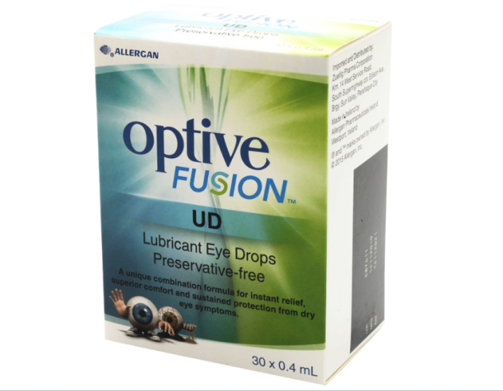 Optive Fusion Unit Dose Preservative Free 30's