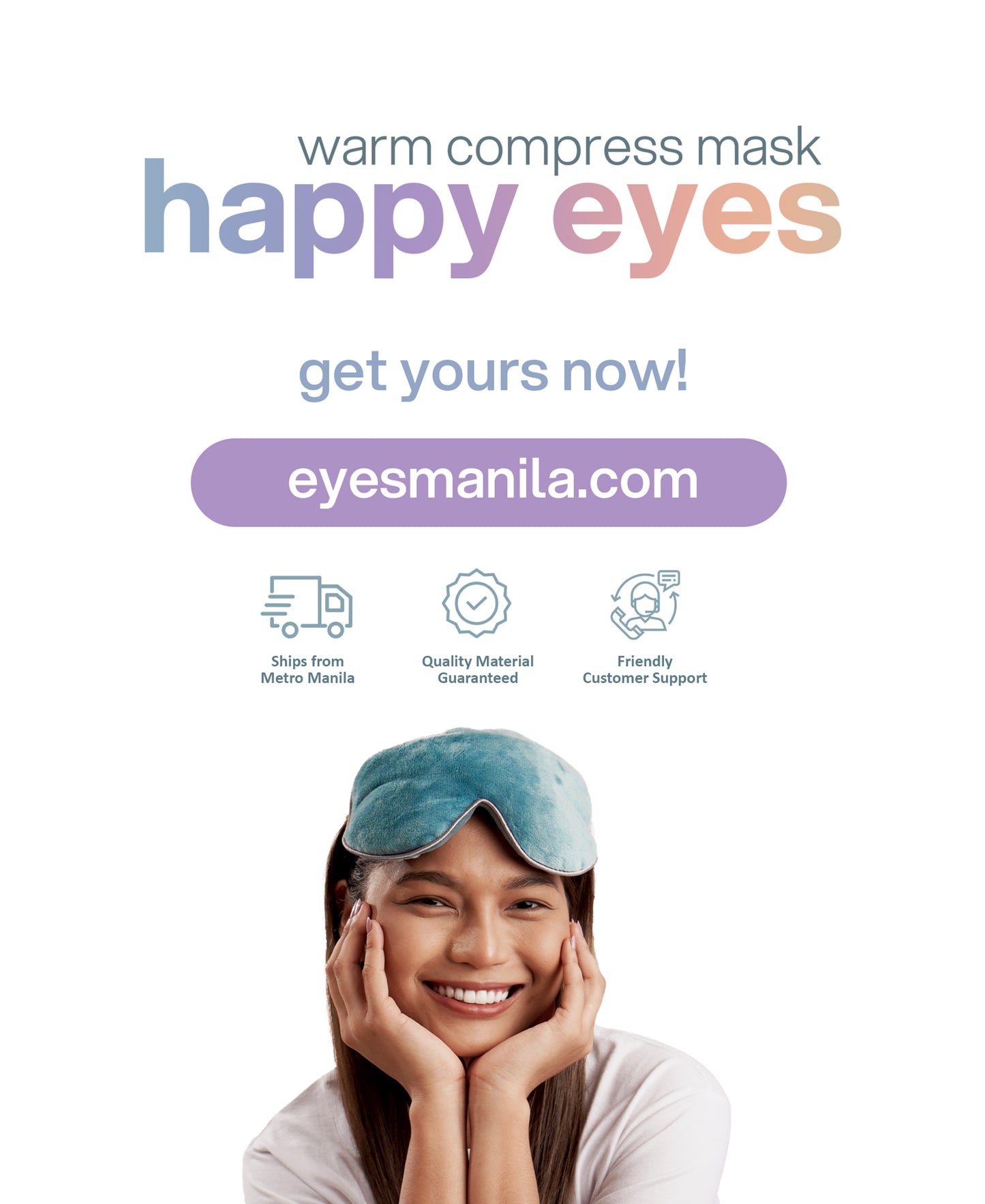 Happy Eyes Warm Compress Mask